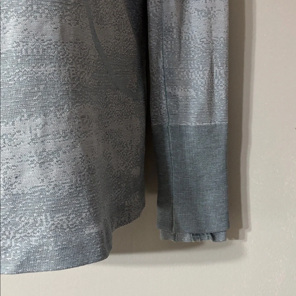 Lululemon Swiftly Speed Hooded 1/2 Zip - Aqua Smoke